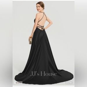 JJs House Black Strappy Back Maxi Dress